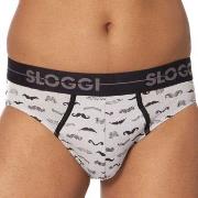 Sloggi 2P Men GO Movember Mini Svart/Hvit bomull X-Large Herre