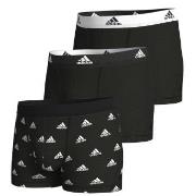 adidas 3P Active Flex Cotton Trunk Svart mønstret bomull X-Large Herre