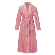 Trofe Solid Silkfleece Robe Lysrosa polyester Large Dame