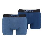 Levis 2P Men Optical Illussion Boxer Brief Marine/Blå bomull XX-Large ...