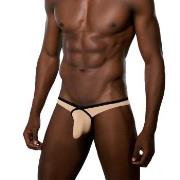 Doreanse Men Sexy Thong Beige polyamid Small Herre