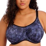 Elomi BH Energise Underwire Sport Support Bra Lilla Mønster F 80 Dame