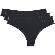 Under Armour Truser 3P Pure Stretch Thong Svart X-Large Dame