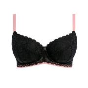 Freya BH Off Beat UW Padded Half Cup Bra Svart I 75 Dame