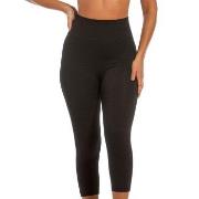 Magic Lounge Cropped Legging Svart polyamid Large Dame