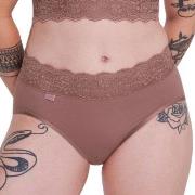 Sloggi Truser 2P Romance Midi Mørkrosa 44 Dame