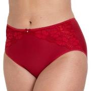 Miss Mary Jacquard and Lace Panty Truser Rød 40 Dame