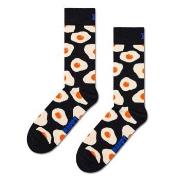 Happy socks Strømper Sunny Side Up Sock Svart bomull Str 36/40