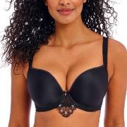 Freya BH Loveland UW Moulded Plunge Tshirt Bra Svart F 75 Dame