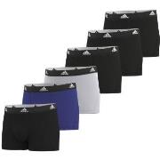 adidas 12P Active Flex Cotton Trunks Svart/Blå bomull Small Herre