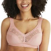 Swegmark BH Cotton Star Soft Bra Lysrosa bomull C 85 Dame