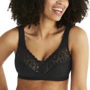 Swegmark BH True Beauty Fairtrade Soft Bra Svart bomull B 80 Dame