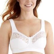 Swegmark BH True Beauty Fairtrade Soft Bra Hvit bomull B 85 Dame