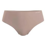 Calvin Klein Truser Invisibles High Rise Thong Beige XX-Large Dame