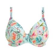 Elomi Sunshine Cove Underwire Plunge Bikini Top Blå Mønster F 80 Dame