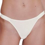 Sloggi Truser 3P GO Casual Tiny Tanga Hvit bomull Large Dame