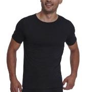 Sloggi 2P Men ABC O Neck T Shirt Svart bomull Medium Herre