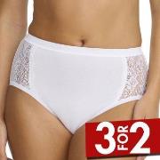Damella Truser Brief 17860 Midi Hvit bomull XX-Large Dame