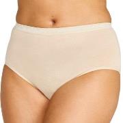 Damella Truser Classic Cotton Midi Brief Pudder bomull X-Large Dame