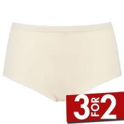 Damella Truser High Waist Maxi Brief Vanilje merinoull 42 Dame