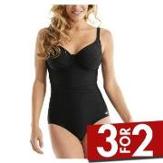 Damella Liza Swimsuit Svart G 46 Dame