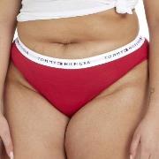 Tommy Hilfiger Truser Curve Icons Logo Waistband Brief Rød 3XL Dame