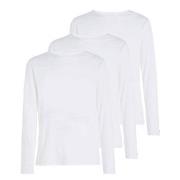 Tommy Hilfiger 3P Premium Essentials Long Sleeve Hvit bomull X-Large H...