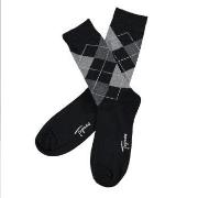 Topeco Strømper Mens Classic Socks Argyle Svart Str 41/45 Herre