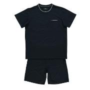 Topeco Mens Bamboo Pyjama Marine Large Herre