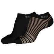 BOSS Strømper 2P Bamboo Ankle Socks Svart Str 39/42 Herre