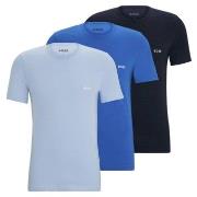 BOSS 3P Classic T ShirtRN Marine/Blå bomull Medium Herre