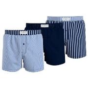 Tommy Hilfiger Woven Boxer Print Marine/Blå bomull X-Large Herre