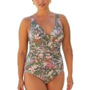 Trofe Tropical Maderia Swimsuit Grønn Mønster 38 Dame