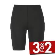 Damella Truser Bamboo Shorts Svart Bambus Large Dame