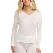 Damella Silk Long Sleeve Elfenben silke X-Large Dame