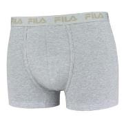 FILA 2P Cotton Boxers Grå bomull Medium Herre