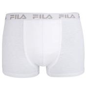 FILA 2P Cotton Boxers Hvit bomull Large Herre