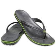 Crocs Crocband Flip Unisex Svart/Grønn US M6/W8 (EU 38-39)