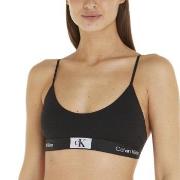 Calvin Klein BH CK96 Unlined Bralette Svart bomull Small Dame