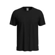 Stedman Classic T Organic Unisex Crew Neck Svart økologisk bomull XX-S...