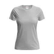 Stedman Classic Women T-shirt Lysgrå bomull X-Large Dame