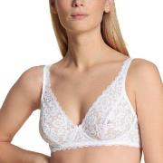 Calida BH Natural Comfort Lace Soft Bra Hvit polyamid B 70 Dame