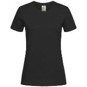 Stedman Classic T Organic Women Crew Neck Svart økologisk bomull Large...