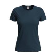 Stedman Classic Women T-shirt Midnattsblå bomull Medium Dame