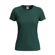 Stedman 4P Classic Women T-shirt Mørkgrørnn  bomull Medium Dame