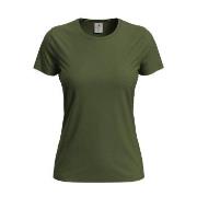 Stedman Classic Women T-shirt Militærgrønn bomull X-Large Dame