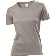 Stedman Classic Women T-shirt Mørkgrå  bomull 3XL Dame