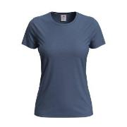 Stedman 4P Classic Women T-shirt Denimblå bomull X-Small Dame