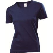 Stedman Classic Women T-shirt Marine bomull 3XL Dame