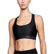 Under Armour BH Mid Crossback Sport Bra Svart polyester Medium Dame